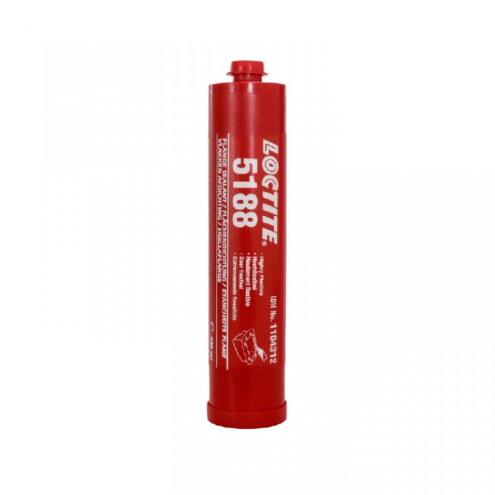 Loctite 5188 - уплотнитель для жестких фланцев эластичный, красный, 300 мл