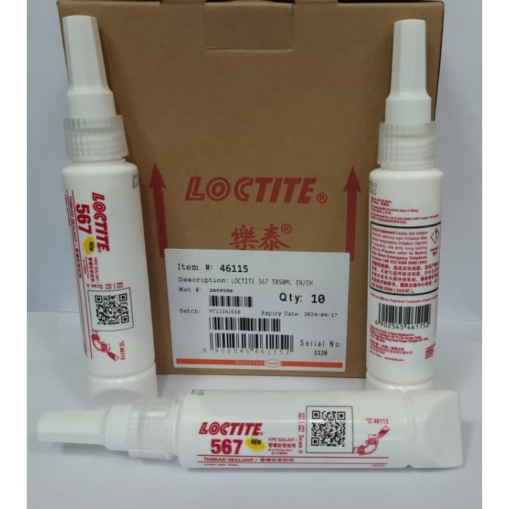 Loctite 567 Резьбовой герметик для металлов с крупной резьбой, 50 мл