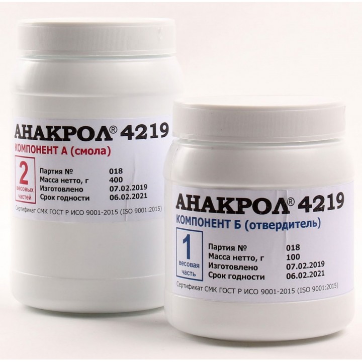 Мастика керамонаполненная эпоксидная АНАКРОЛ-4219 1000 г , "Керамика 19"