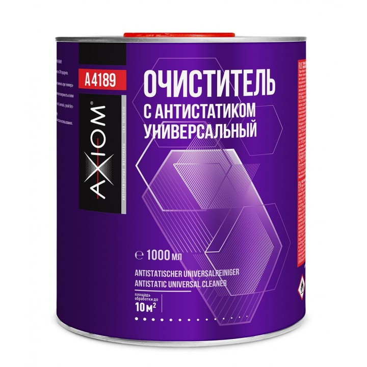 AXIOM A4189 Очиститель с антистатиком универсальный 1000 мл
