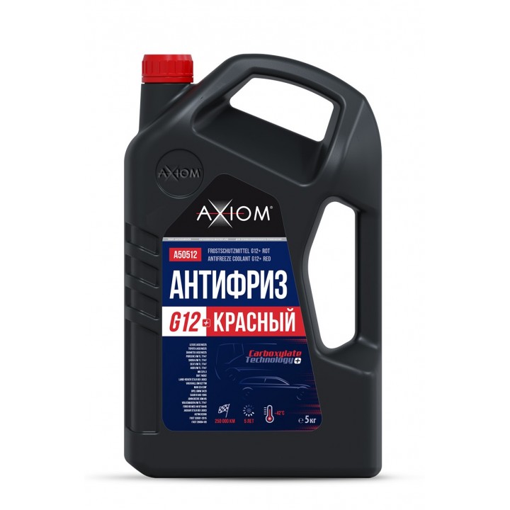 AXIOM A50512 Антифриз красный G12+ 5 кг