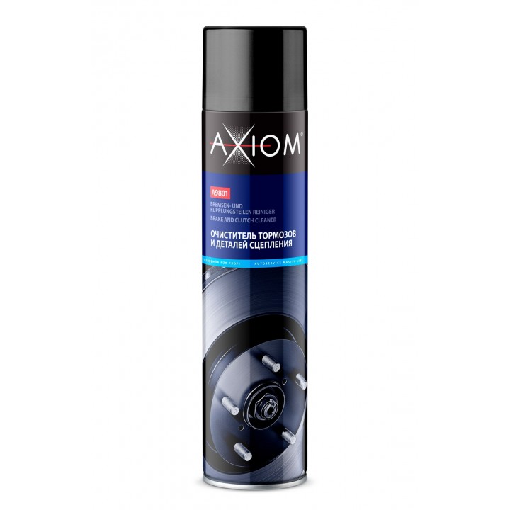 AXIOM A9801 Очиститель деталей тормозов и деталей сцепления 800 мл