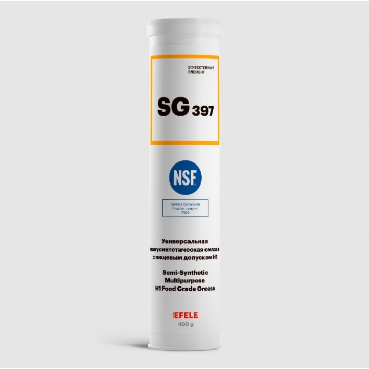 EFELE SG-397 Универсальная полусинтетическая смазка с пищевым допуском NSF H1, 400 г