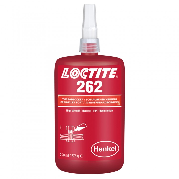 Резьбовой фиксатор Loctite 262 фасовка 250 мл. средней прочности, красный. 