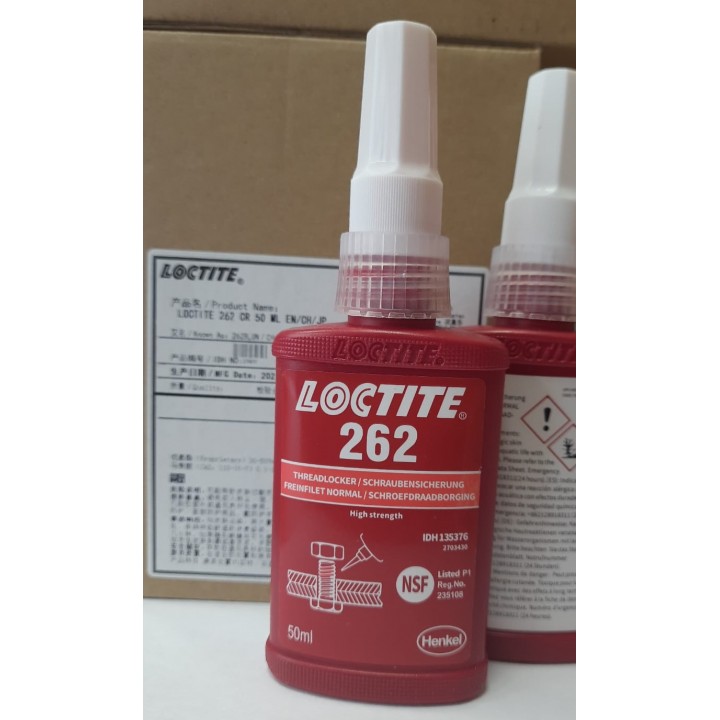 Резьбовой фиксатор Loctite 262 фасовка 50 мл. средней прочности, красный. 