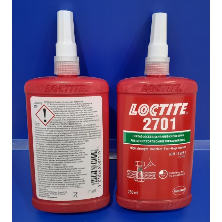 Loctite 222 250 мл - резьбовой фиксатор высокой прочности, зеленый.