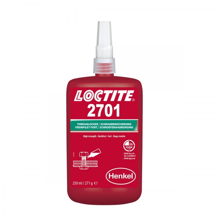 Loctite 222 250 мл - резьбовой фиксатор высокой прочности, зеленый.