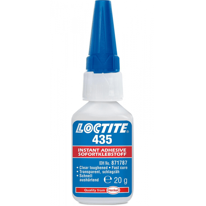 Loctite 435  20 г - клей для металлов, резины и пластмасс, капиллярный 