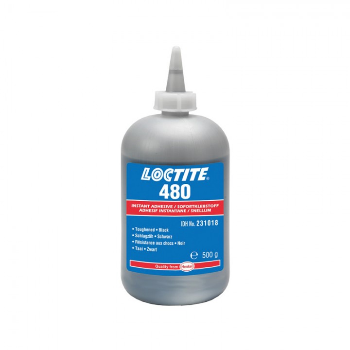 Loctite 480  500 г - клей для металлов, резины и пластмасс, повышенной прочности, медленное отверждение