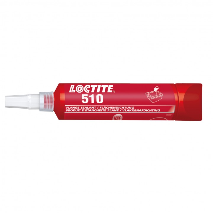 Loctite 510 - уплотнитель для жестких фланцев, высокотемпературный (розовый)