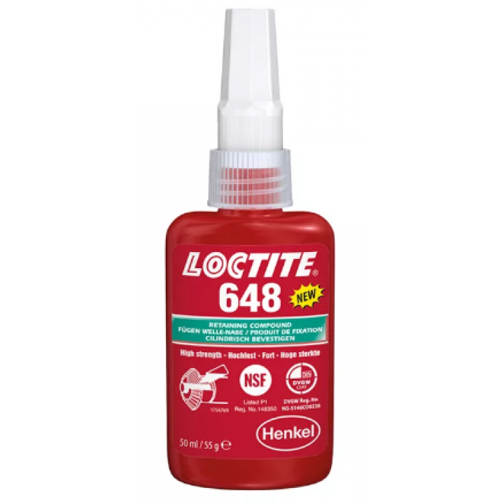 Loctite 648 вал-втулочный фиксатор высокой прочности (быстроотверждаемый)