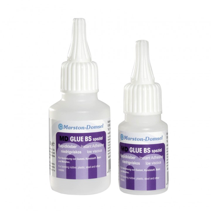 Цианоакрилатный клей для резины,пластмассы,стали и металлов MD-GLUE BS.406 Бутылка 50г
