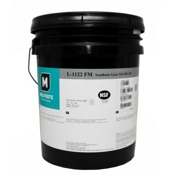 Molykote L-1122FM Синтетическое масло 16,1 кг (18,9 л)