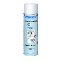 WEICON Очиститель Fast Cleaner спрей (500 мл) Очищающее и обезжиривающее средство для чувствительных материалов для пищевой промышленности