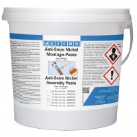 WEICON Anti-Seize Монтажная паста Никель (5 кг) для экстремальных условий использования. Устойчива к горячей воде и пару. Устойчива к агрессивным средам. Ведро.