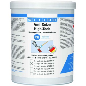 WEICON Anti-Seize High-Tech Монтажная паста (1 кг) антикоррозионное средство, не содержащее метала (менее 0,1%). Банка.